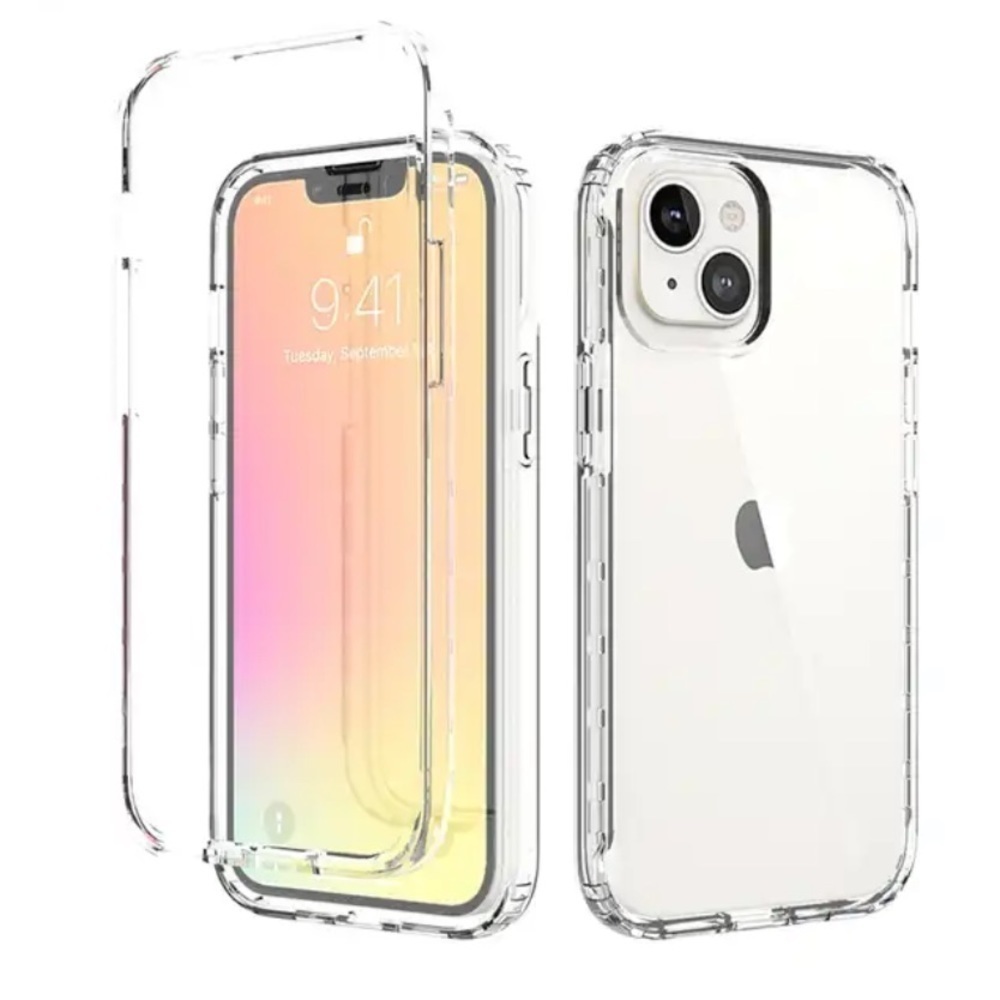 Transparent Silicone 360 Full Body Protective IPhone 13 Pro Max Coque Case